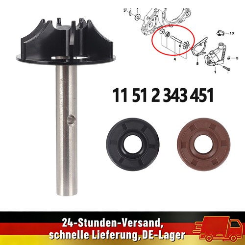 Water pump impeller shaft - water,