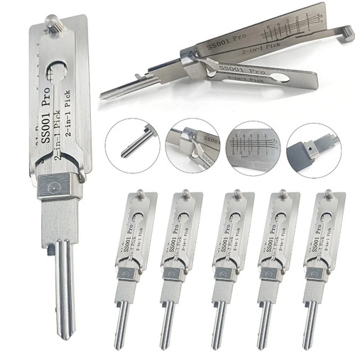 Stainless steel key - 2-in-1,